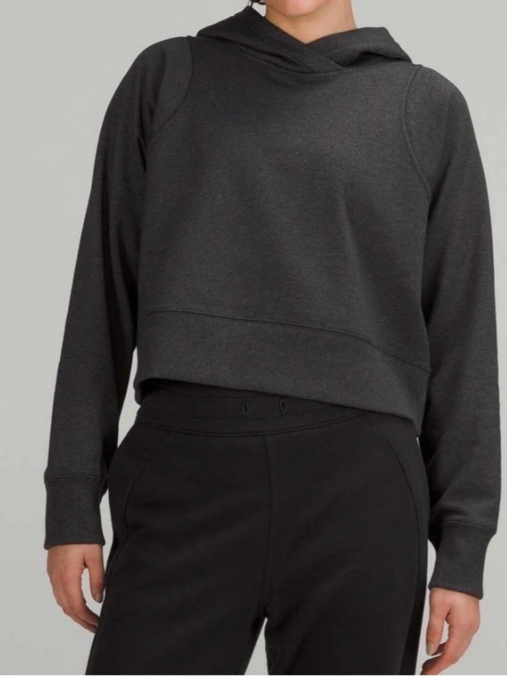 lululemon athletica Dark Charcoal Crewneck Hoodie